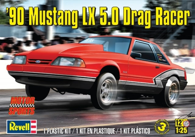 Revell - 1/25 1990 Mustang LX 5.0 Drag Racer