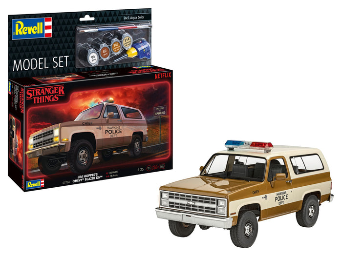 Revell - 1/25 Stranger Things Chevrolet K5 Blazer (Model Set Incl. Paint)