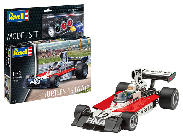 Revell - 1/32 Surtees TS16/03 (Model Set Incl. Paint)