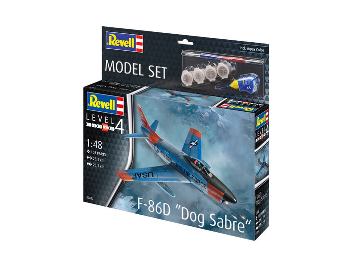 Revell - 1/48 F-86D "Dog Sabre" (Model set Incl. Paint)