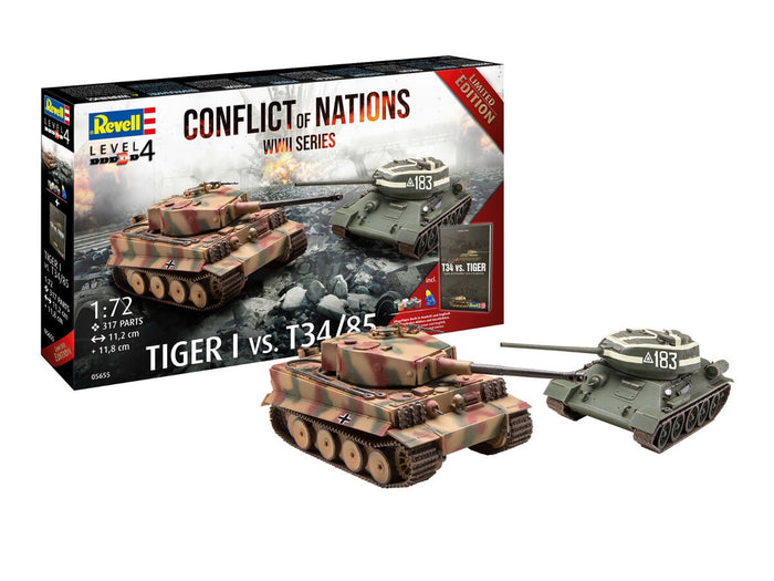 Revell - 1/72 "Conflict of Nations Series" (Model set Incl. Paint)