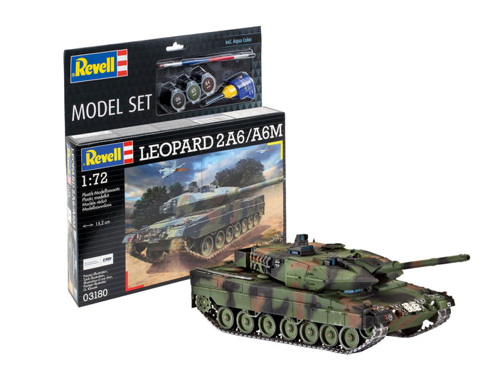Revell - 1/72 Leopard 2A6/A6M (Model Set Incl. Paint)