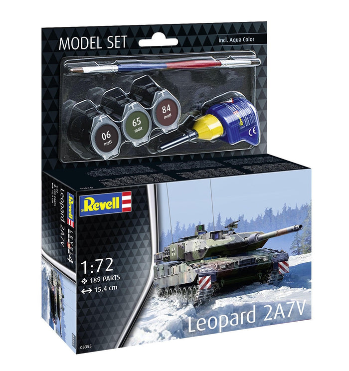 Revell - 1/72 Leopard 2 A7V (Model Set Incl. Paint)