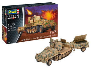 Revell - 1/72 SWS w/ Flak43 and Sd.Ah58 Ammo Trailer