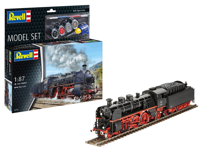 Revell - 1/87 Express Loco BR 15 505 (Model Set Incl. Paint)