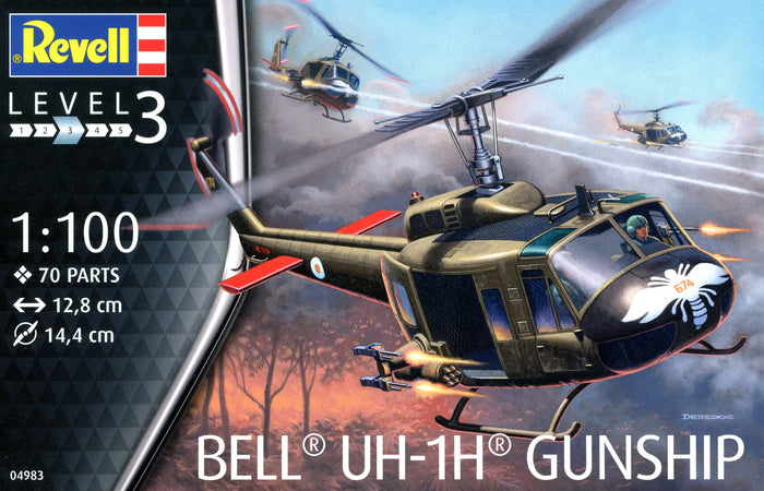 Revell - 1/100 Bell UH-1H Gunship