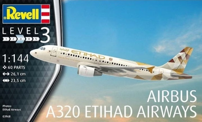 Revell - 1/144 Airbus A320 Etihad Airways