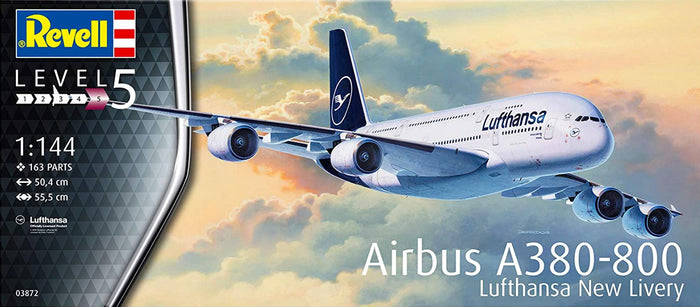Revell - 1/144 Airbus A380-800 Lufthansa (New Livery)