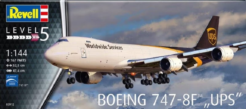 Revell - 1/144 Boeing 747-8F UPS – Jix Hobbies
