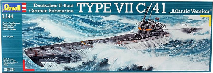 Revell - 1/144 German Submarine U-Boot Type VIIC/41 (Atlantic)