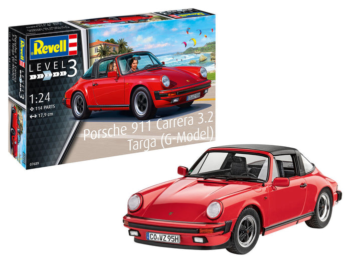 Revell - 1/24 Porsche 911 Carrera 3.2 Targa (G-Model)