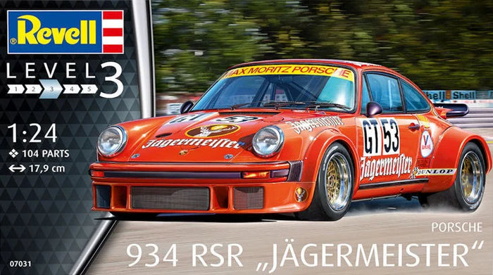 Revell - 1/24 Porsche 934 RSR "Jagermeister"