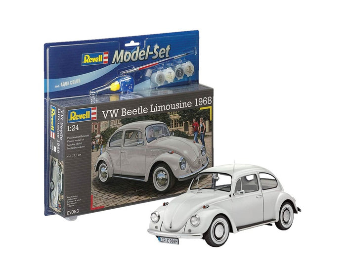 Revell - 1/24 VW Beetle Limousine 1968 (Model Set Incl. Paint)