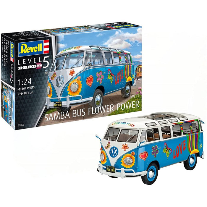 Revell - 1/24 VW T1 Samba Bus "Flower Power"