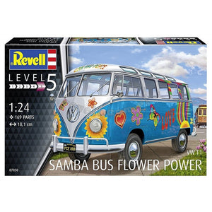Box of the Revell - 1/24 VW T1 Samba Bus "Flower Power"