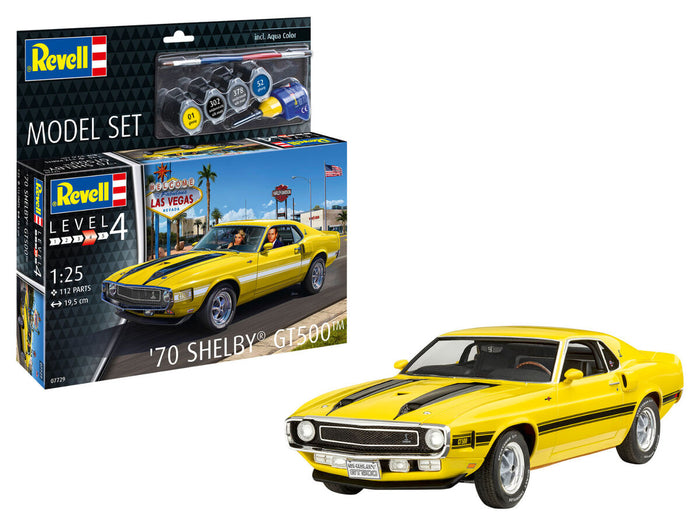 Revell - 1/25 Ford Shelby Mustang GT500 '70 (Model Set Incl. Paint)