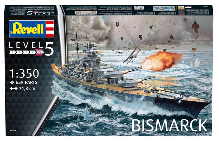 Revell - 1/350 German Battleship Bismarck