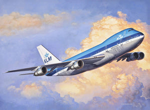Box art of the Revell - 1/450 Boeing 747-200 "KLM" Jumbo Jet