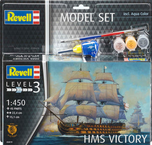 Revell - 1/450 HMS Victory (Model set Incl.Paint)