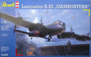 Box of the Revell - 1/72 Avro Lancaster B.III "DAMBUSTERS"