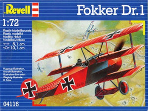 Box of the Revell - 1/72 Fokker Dr. 1 Triplane
