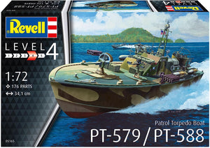 Box of the Revell - 1/72 Torpedo Boat PT-588/PT-579