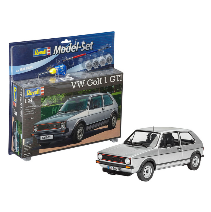 Revell - 1/24 Volkswagen Golf 1 GTI (Model Set Incl. Paint)