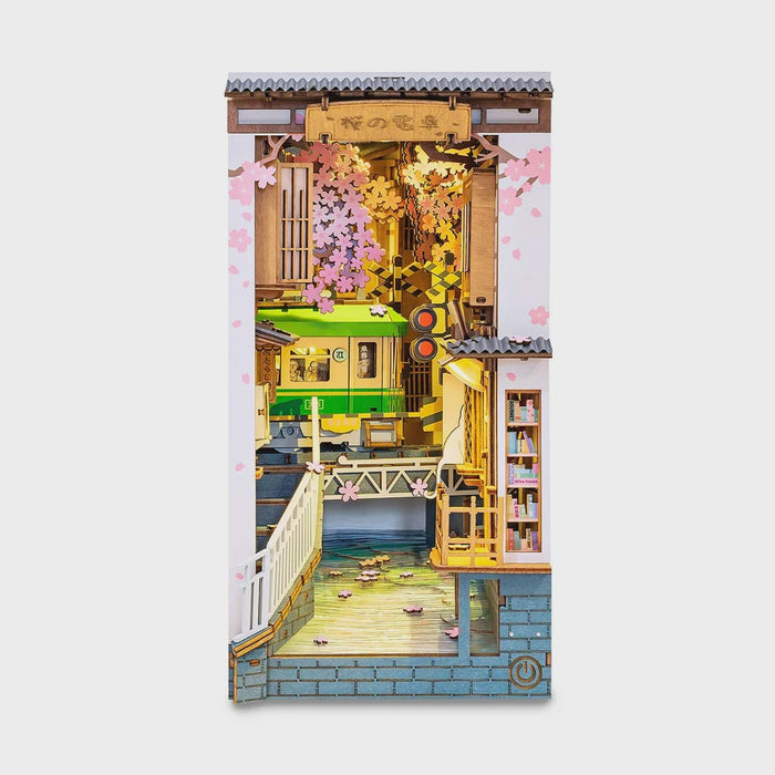 Robotime - DIY Book Nook - Sakura Densya Miniature House