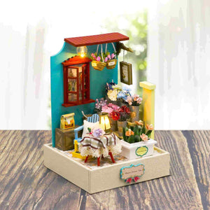 Pocohouze - Mini DIY House - Flower Leisure Time w/ LED Light