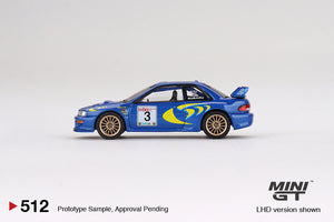 Mini GT - 1/64 SUBARU Impreza WRC97 1997 Rally Sanremo Winner #3