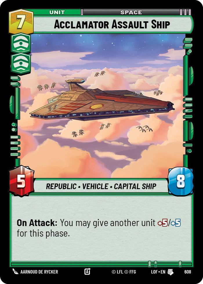 SWU - Acclamator Assault Ship  (608) (Foil)