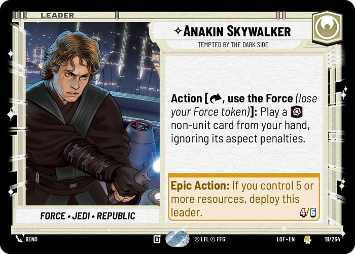 SWU - Anakin Skywalker - Tempted by the Dark Side  (018/264)