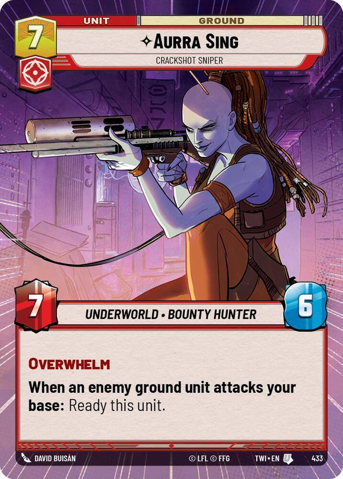 SWU - Aurra Sing - Crackshot Sniper (433) (Foil)