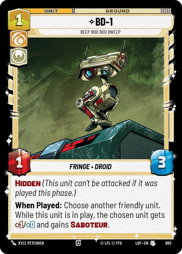 SWU - BD-1 - Beep Boo Boo Bweep  (693) (Foil)
