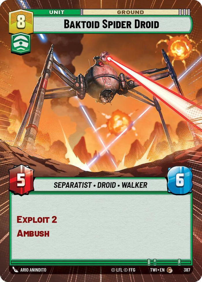 SWU - Baktoid Spider Droid (387)