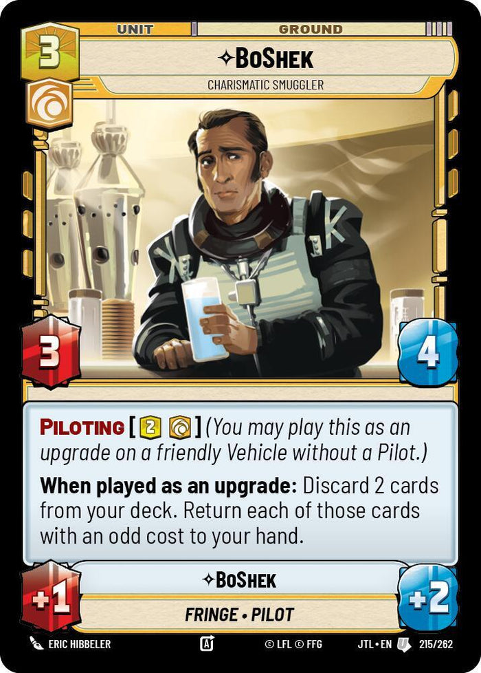 SWU - BoShek - Charismatic Smuggler (215/262)