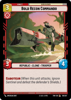 SWU - Bold Recon Commando (161/257) (Foil)
