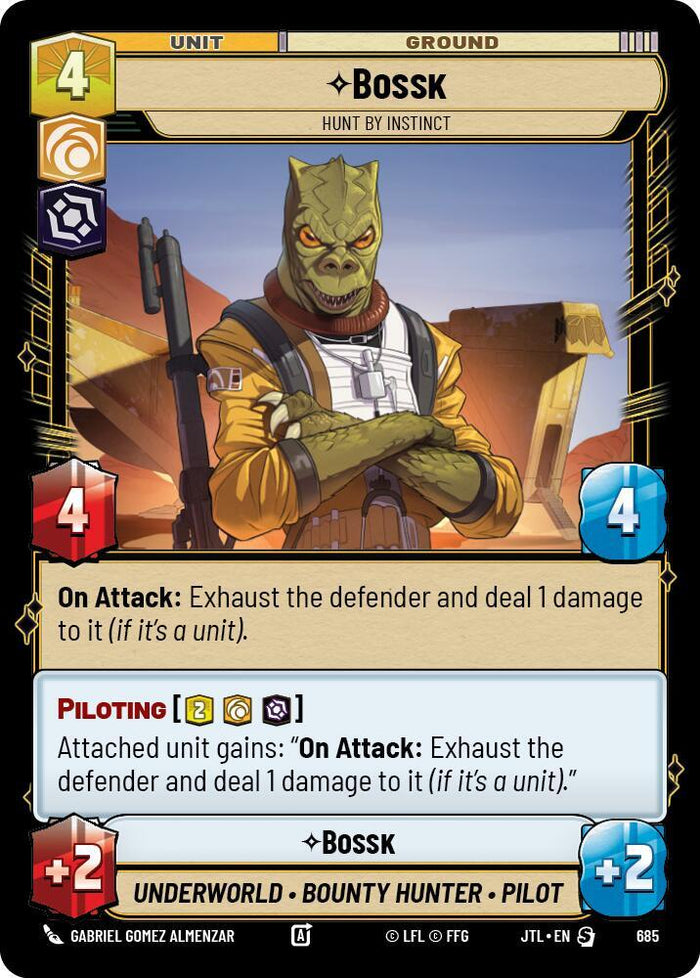 SWU - Bossk - Hunt By Instinct  (685) (Foil)