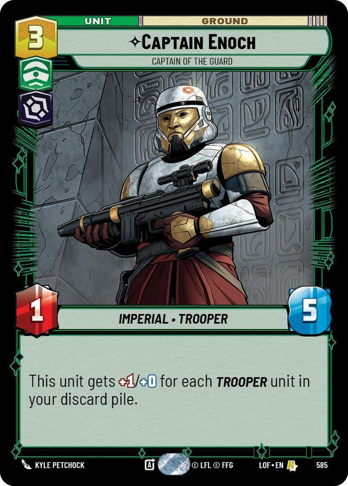 SWU - Captain Enoch - Captain of the Guard  (585) (Foil)