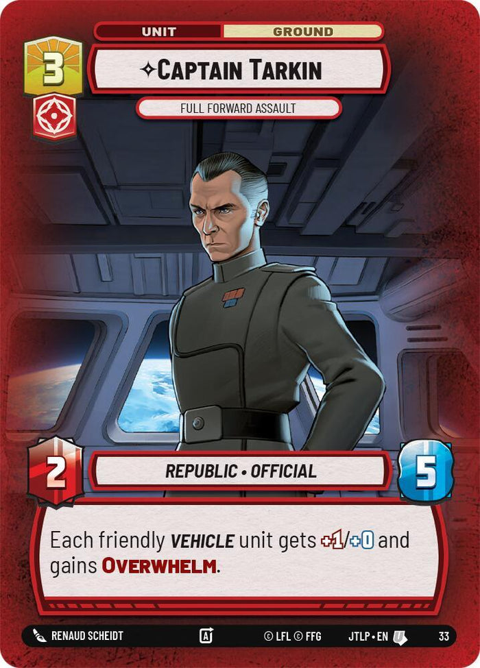 SWU - Captain Tarkin - Full Forward Assault  (33) (WP) (Hyperspace Foil)