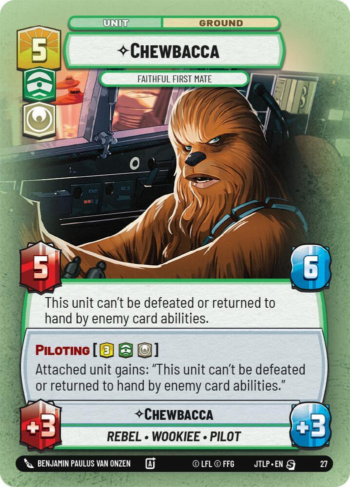 SWU - Chewbacca - Faithful First Mate  (27) (WP) (Hyperspace Foil)