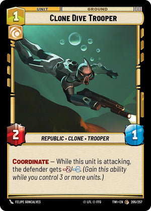 SWU - Clone Dive Trooper (205/257) (Foil)