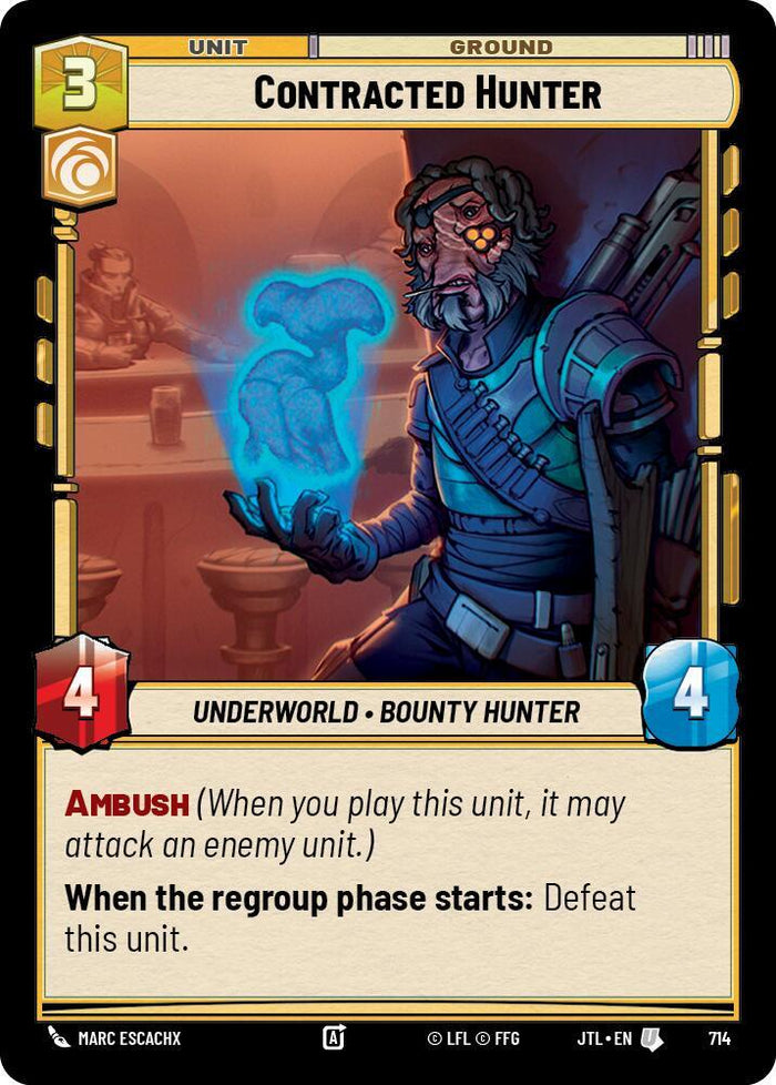 SWU - Contracted Hunter  (714) (Foil)