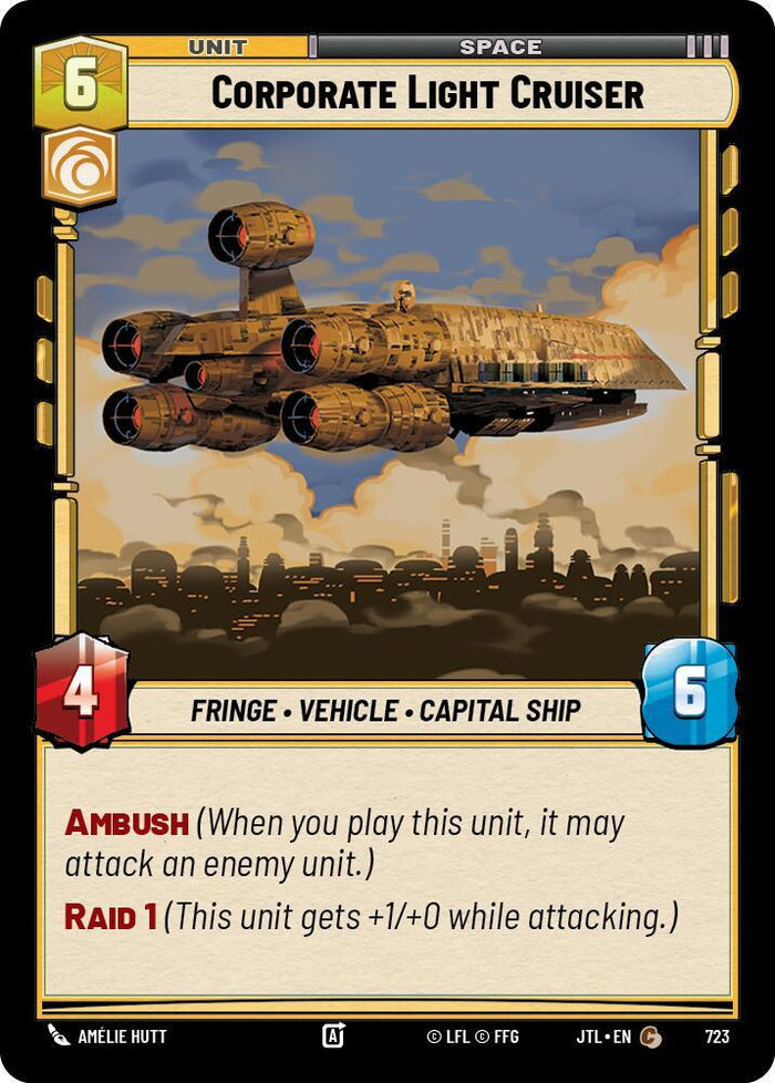 SWU - Corporate Light Cruiser  (723) (Foil)
