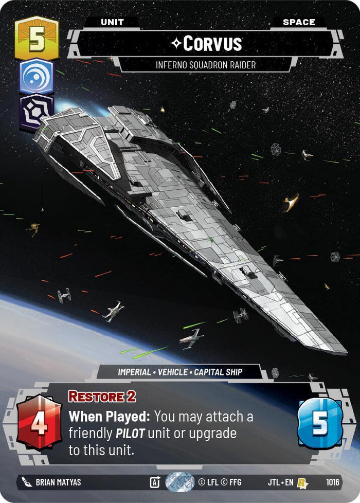 SWU - Corvus - Inferno Squadron Raider  (1016) (Prestige)