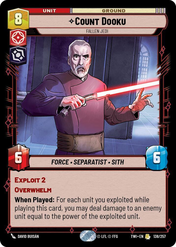 SWU - Count Dooku - Fallen Jedi (138/257)