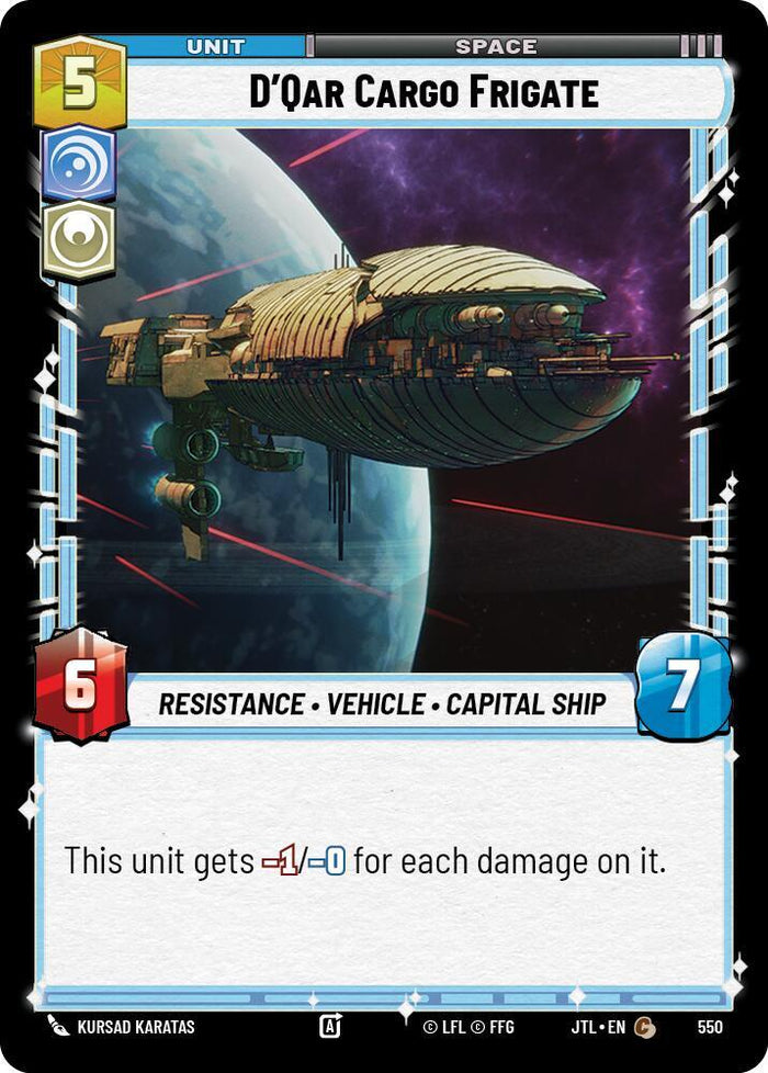 SWU - D'Qar Cargo Frigate  (550) (Foil)