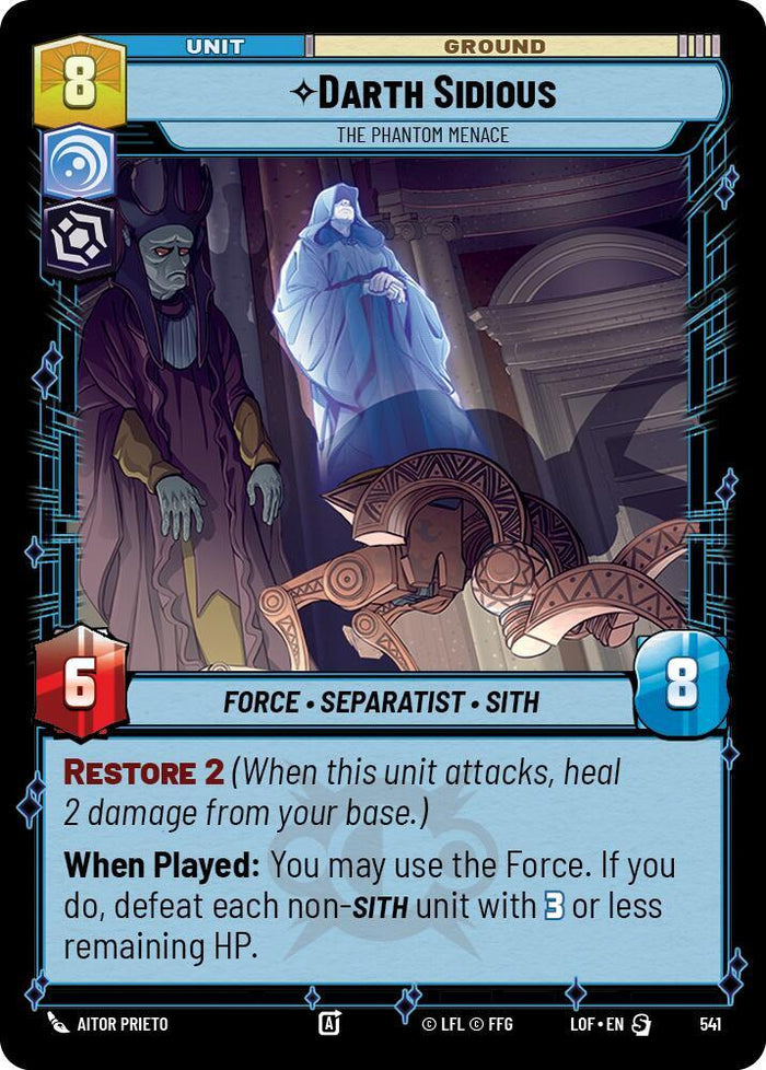 SWU - Darth Sidious - The Phantom Menace  (541) (Foil)