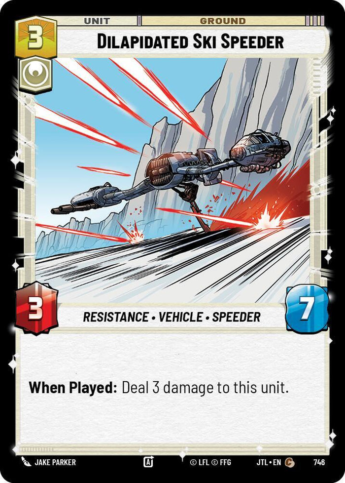 SWU - Dilapidated Ski Speeder  (746) (Foil)