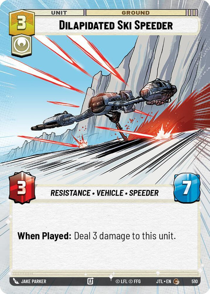 SWU - Dilapidated Ski Speeder  (510)